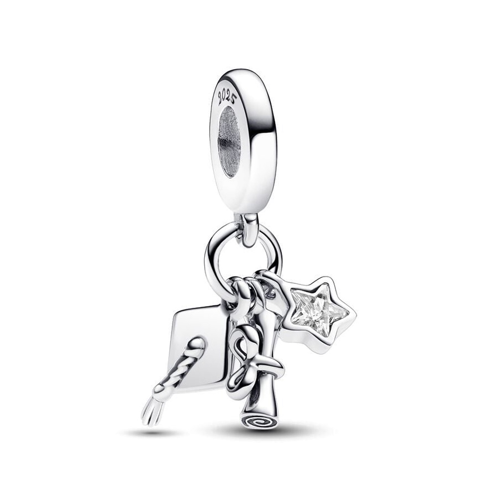 2025 New Original Desgin Graduation Season Series Charm Mortarboard, Scroll, Owl Beads Fit Pan Charms Bracelets Making Jewery Accessories Gift for Gra