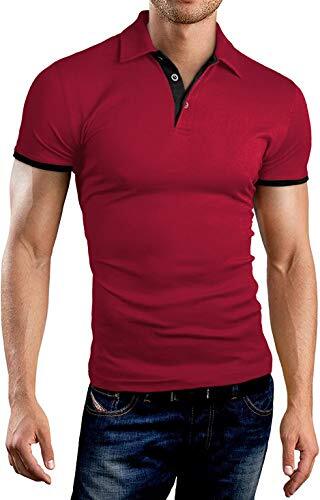 Mens Polo shirt Men's Short Sleeve Polo Shirts Casual Slim Fit Basic Designed Cotton Shirt Tops Polos shirts tshirt Casual tops summer clothes co