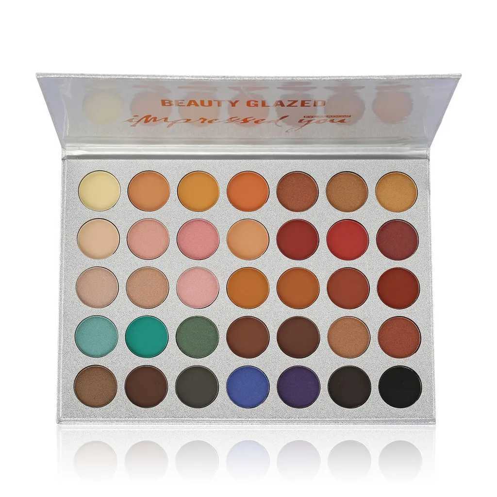 BEAUTY GLAZED Impressed Me Perfect 35 Colors Matte Shimmer Waterproof Longlasting Makeup Palette W250520