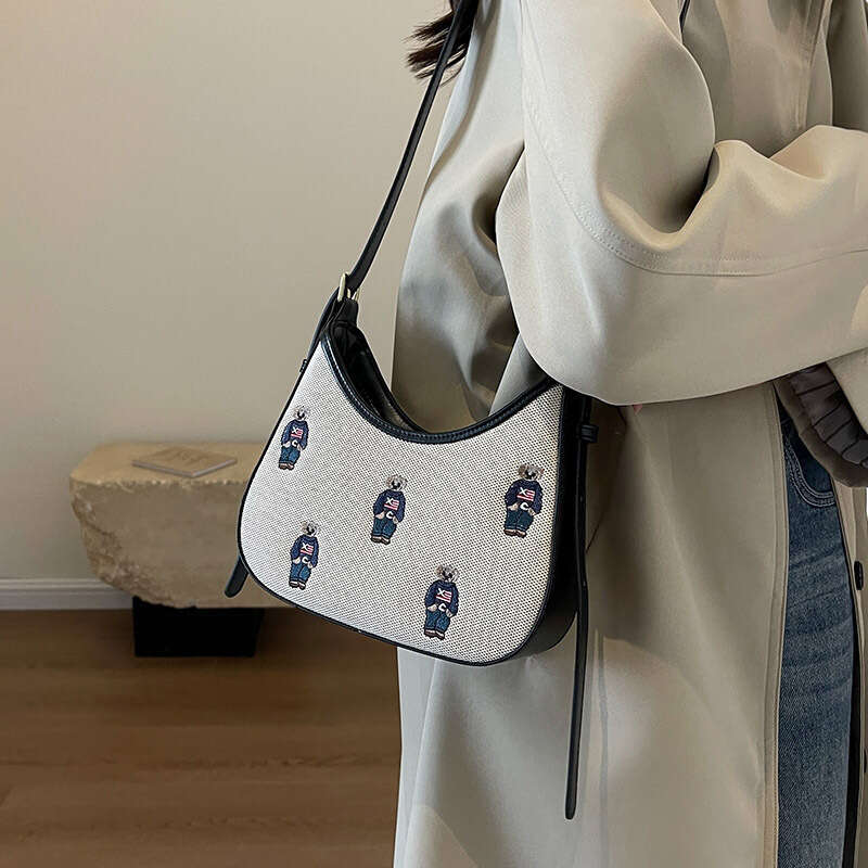 Women's Bags Designer Fashionable Versatile INS Underarm Small For Women's 2023 New Fashion French Minority High Quality One Shoulder Crossb