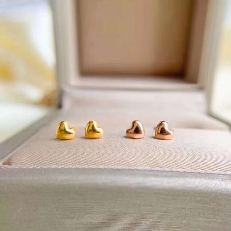 fashionable AU750 pure gold for women's brides' engagement and wedding boutique jewelry earrings