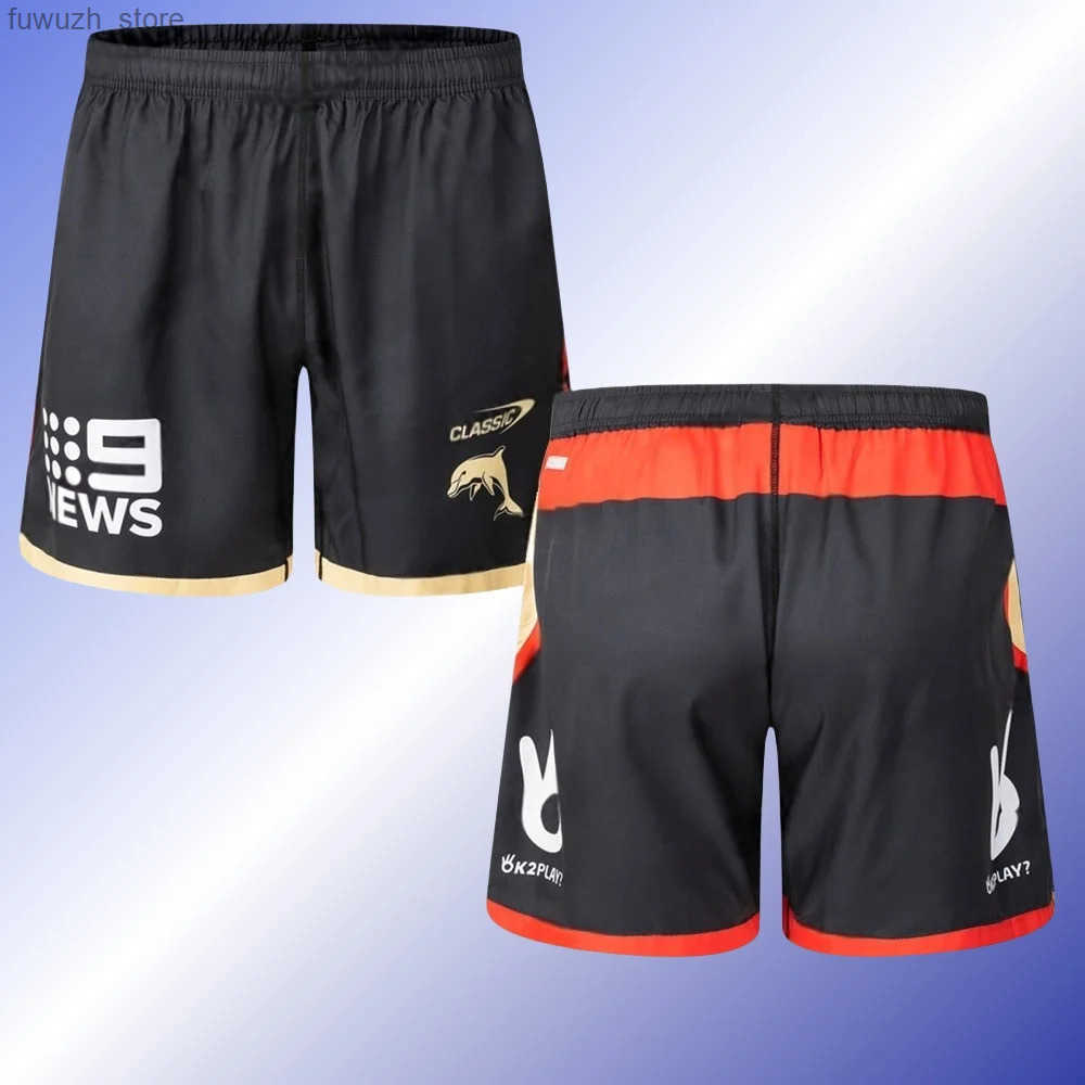 Summer 2025 New Australian NRL Dolphin 2025 Classic Mens Home Short Adult Quick Drying Breathable Shorts Motorcycley250520GU5Y