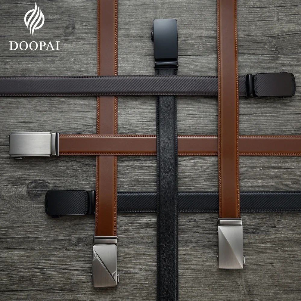 Men Belt Automatic Buckle Belt Fashion Alloy Belts Genune Leather Belts for Men Business Clothes 250517