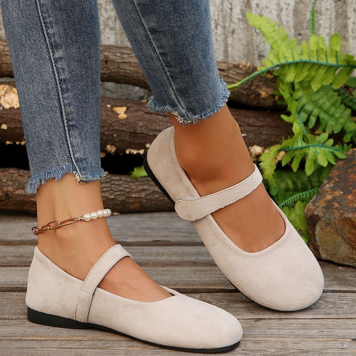 Flat Sole Fairy New Summer Ballet Casual Shoes With Skirt Mary Jane Shoes Ddmysaturn