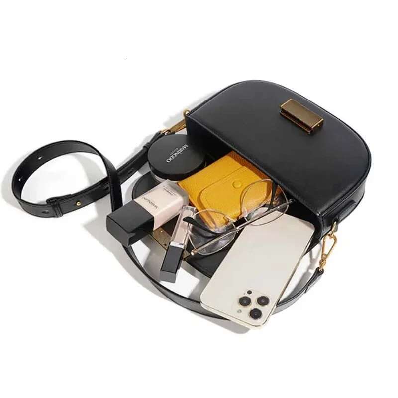 Saddle Bags for Women Adjustable Strap Shoulder Bag Gold Buckle Bolsas Feminina Crossbady Bolsos Mujer 2025 New Handbags