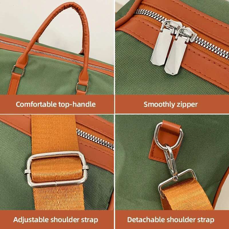40L Travel Duffel Bag Swiming Lage Carry On Bags Outdoor Hiking Trekking Handbag Fashion Student Weekend Storage Schoolbag