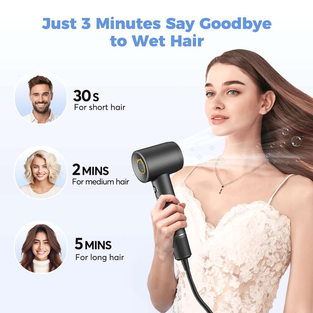 High Speed dryer 110000 rpm Quick Dry Personal Hair Care Styling Negative Ion Constant Anion Electric Leafless Hairdryer
