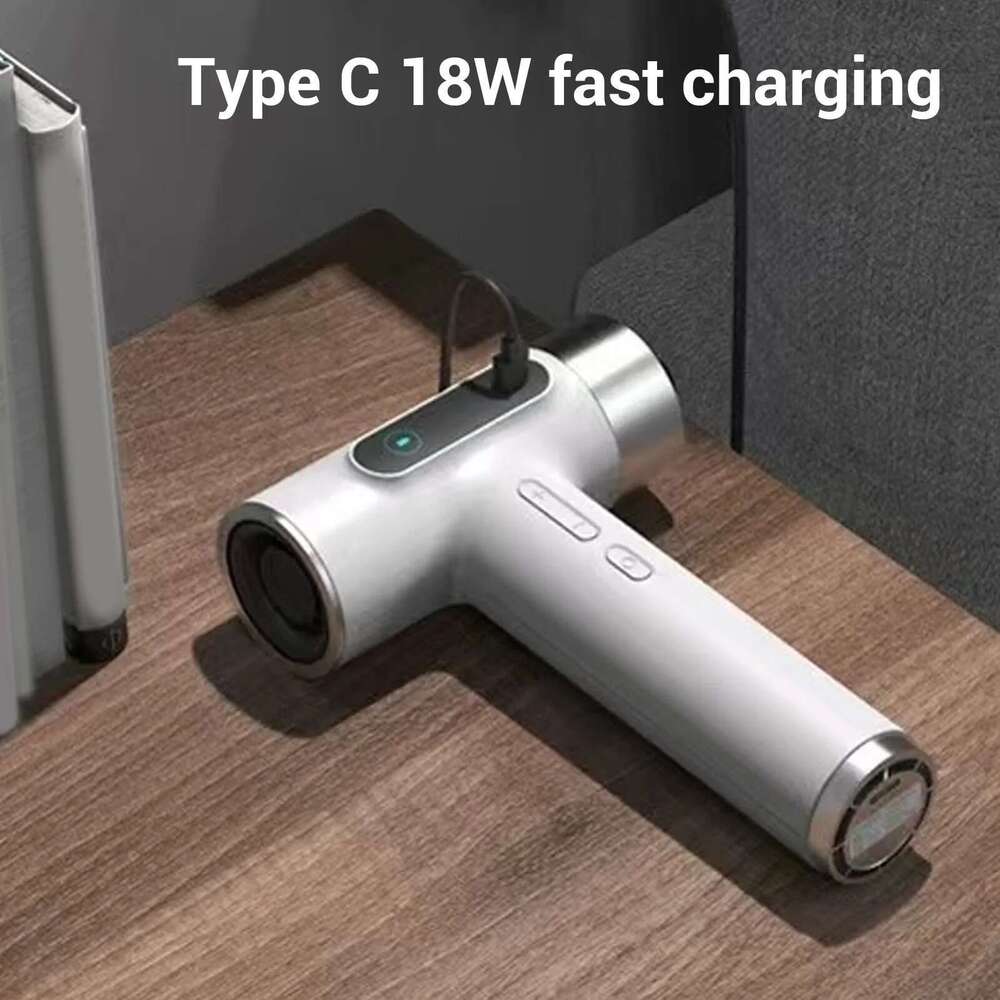 Cordless Hair 300W 100000RPM USB Rechargeable 9 Wind Speeds 3 Adjustable Temperature Portable Blow Dryer for Dormitory