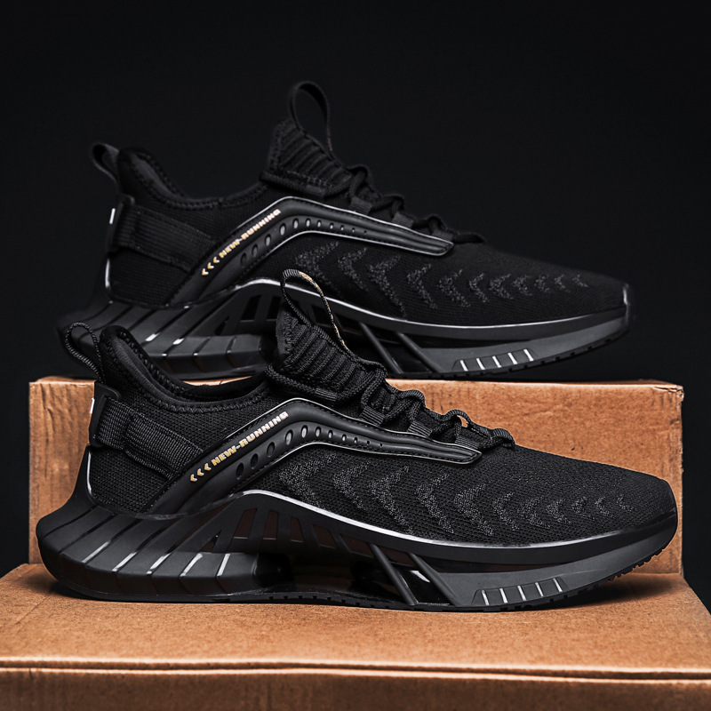 Men S Summer Breathable Versatile Running Fly Woven Mesh Sports Casual Men S Black Trendy Casual Shoes Shoes Ddmysaturn