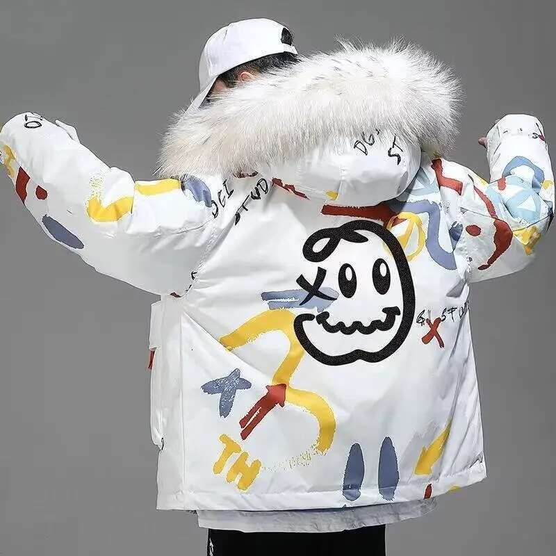 Men's Outerwear, Down Jacket, New Short Style, Thick Workwear, Winter Outerwear Designer