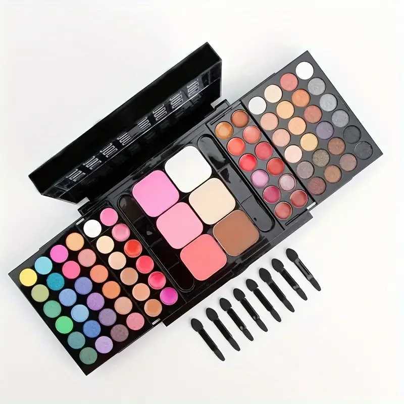 78 Color Eyeshadow Palette Waterproof Makeup Eye Shadow Palette Glitter Matte Pigmented Powder Pressed Shine Eyeshadow CosmeticXJ250520