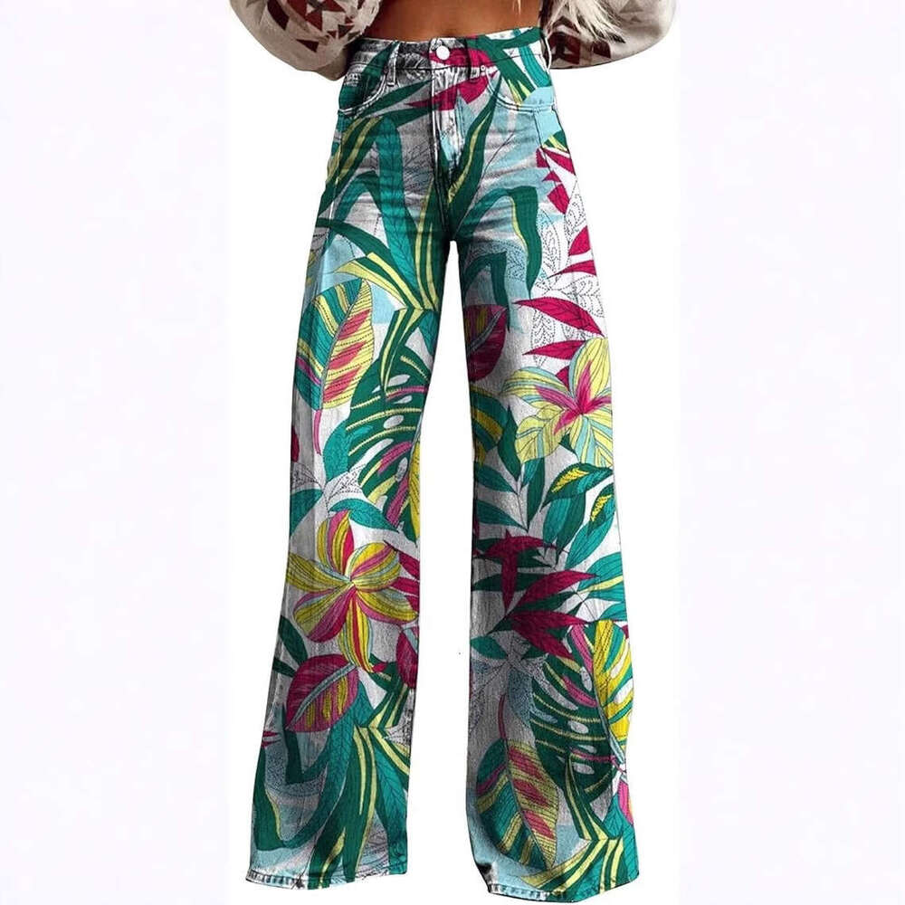 2025 Large Women's Casual Pants Thin Imitation Jeans