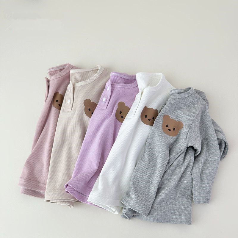 Ddmyshoesvip Bottom Shirt New Spring Autumn Clothing Children S Long Sleeve Thin Style Western Men S And Women S Top Baby T Shirt