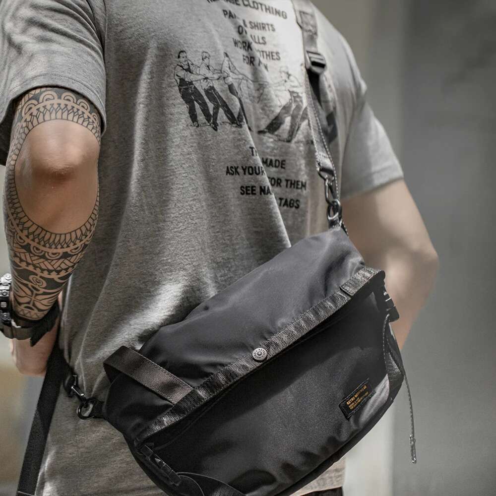 Maden Outdoor Style Cycling Functional Large Capacity Crossbody Multifunctional Shoulder Messenger Bag For Men' Daily