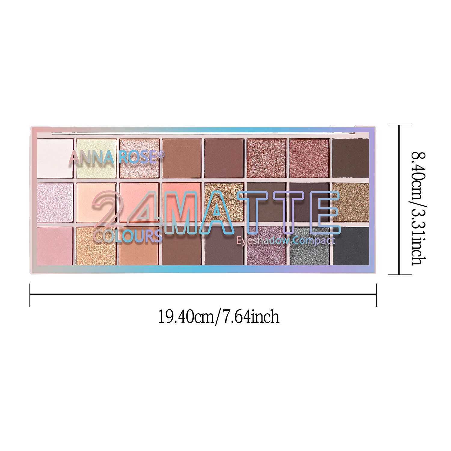 24 color multi-color eyeshadow palette highly pigmented brown nude waterproof for Valentines Day eye makeupXJ250520