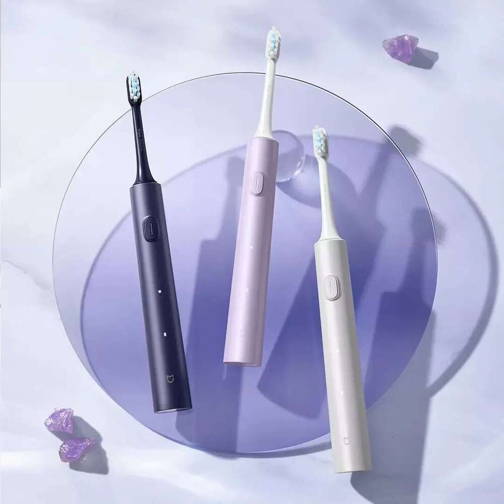 XIAOMI Mijia Sonic Electric Toothbrush T302 3colors Brush Heads IPX8 Water Proof 360° Wireless Charging 4 Modes Cleaning Teeth