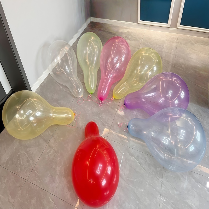 24-inch oversized long-necked colored crystal latex balloons, thickened for durability and less prone to bursting