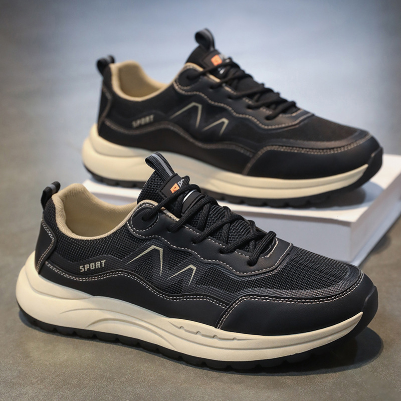 Designer casual shoes Foreign Trade Cross border 2025 New Foreign Trade Men's Shoes Wholesale Soft soled Casual Shoes Korean Edition Breathable S