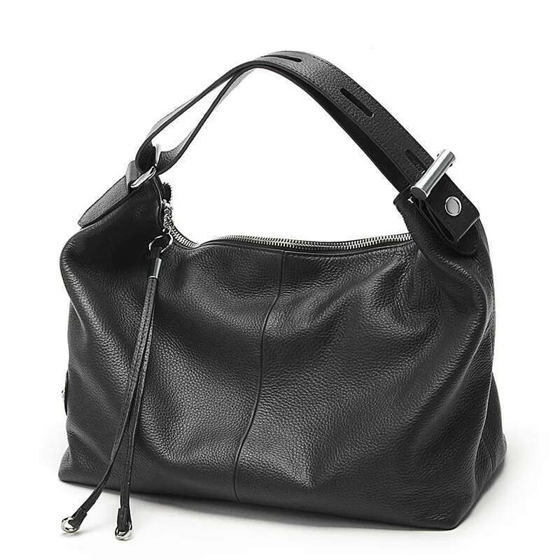 Women's Bags Designer Zency 100% Genuine Leather Girls Tote Bag Fashion Lady Shoulder Classic Handbag Satchel Pocketbook Hobo Bags