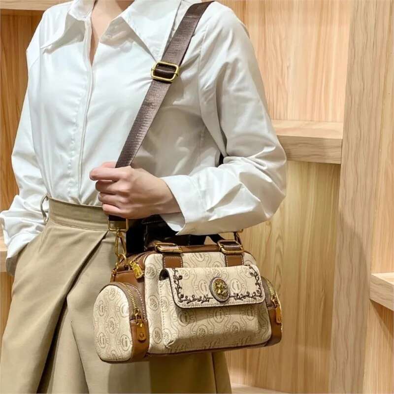Women's 2025 New Brand Genuine Leather Handbag Designer High Quality Retro Single Shoulder Oblique Cross Pillow Bag