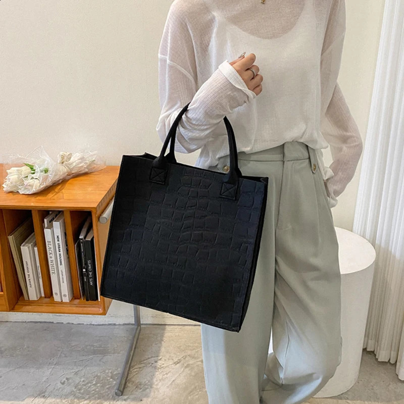 Large Capacity Tote Bags Shopping Women Shoulder Bag Ladies Casual Womens Handbag Travel Books Pack 250516