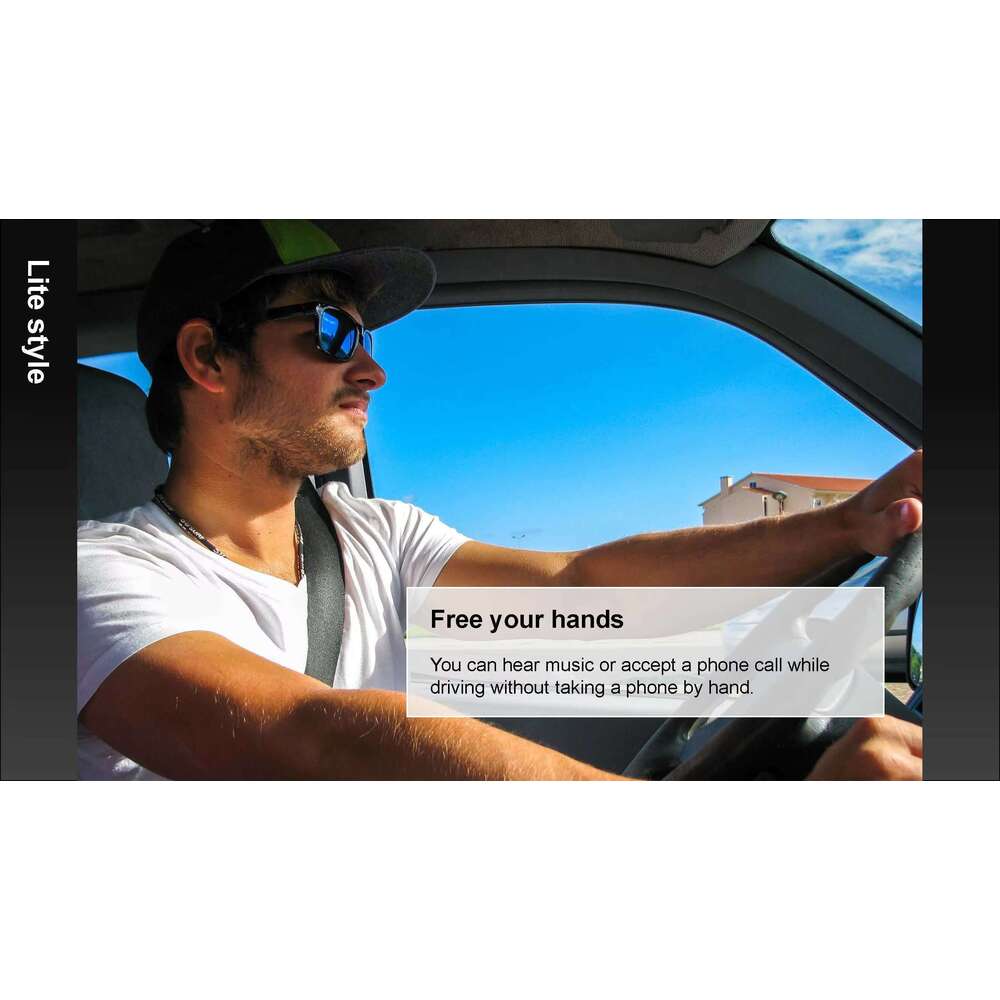 Polarized Wireless Audio Bluetooth Sunglasses with TWS Earphones Smart Glasses