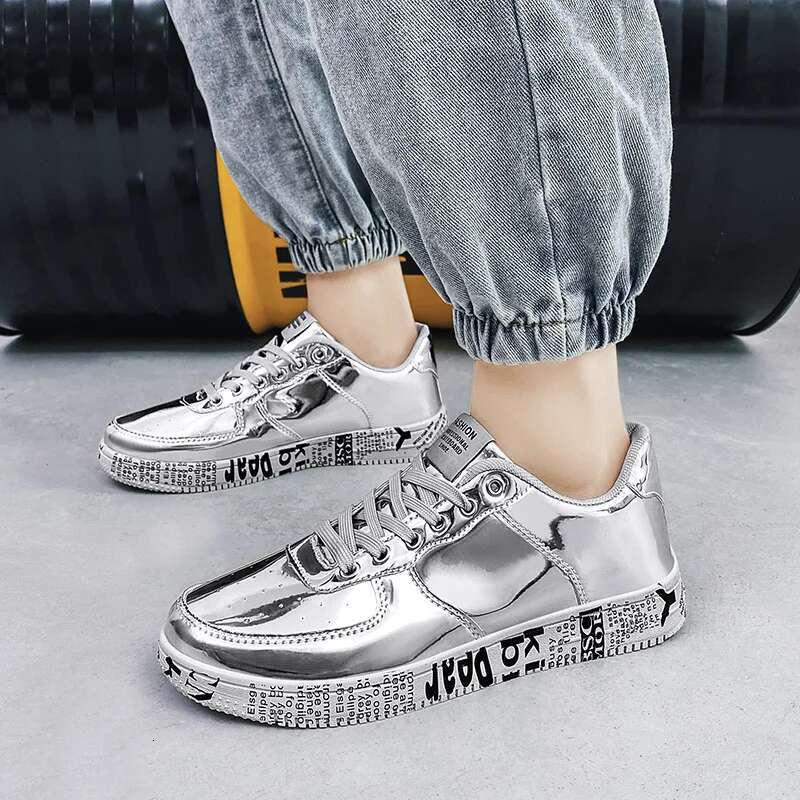 Designer casual shoes ML2025 Men's Explosive Bright Trendy Sports Student Shoes For Amateurs