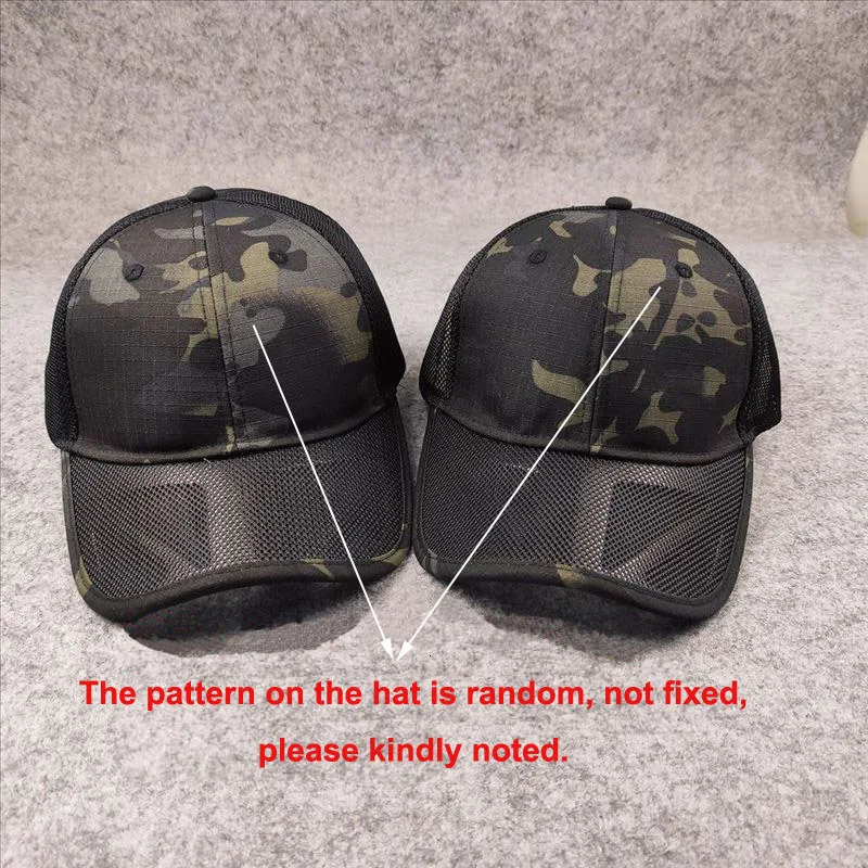 Summer Breathable Mesh Baseball Cap for Men Big Head Size Adjustable Mens Cap Casual Camouflage Outdoor Jungle Caps Male 62cm 250519