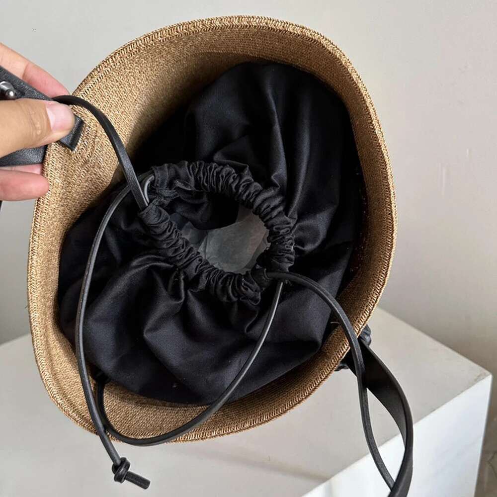 Shoulder Summer Straw Woven Basket Handbag Fashion Female Designer Beach Bag Bali Shopper Tote