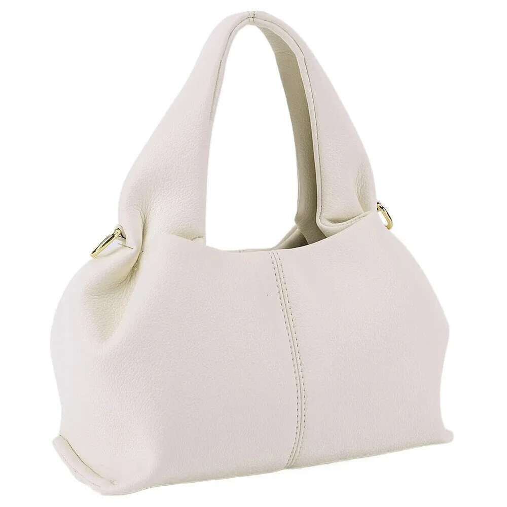 2025 New Fashion Clouds Shoulder Ladies Retro Crossbody French Niche Hundreds Pure Colour Lunchbox Bag PU