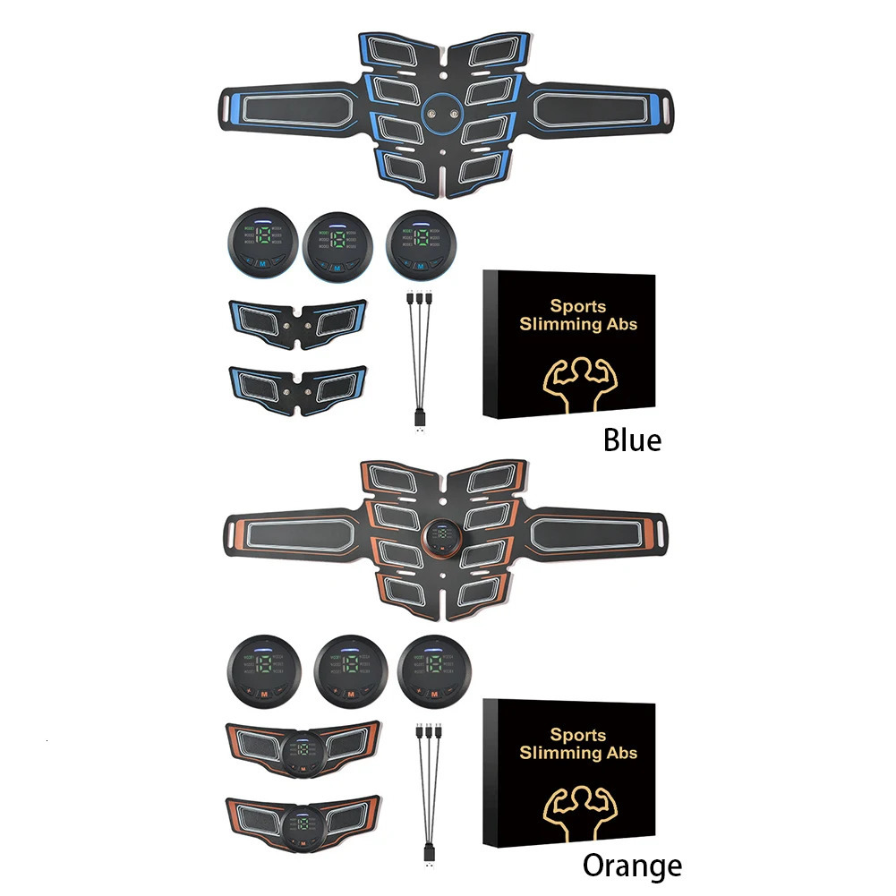 Abdomen-Building Device with Arm Trainer Abdomen Muscle Stimulator Portable Abdominal Training Device 6 Modes for Men Women 250512