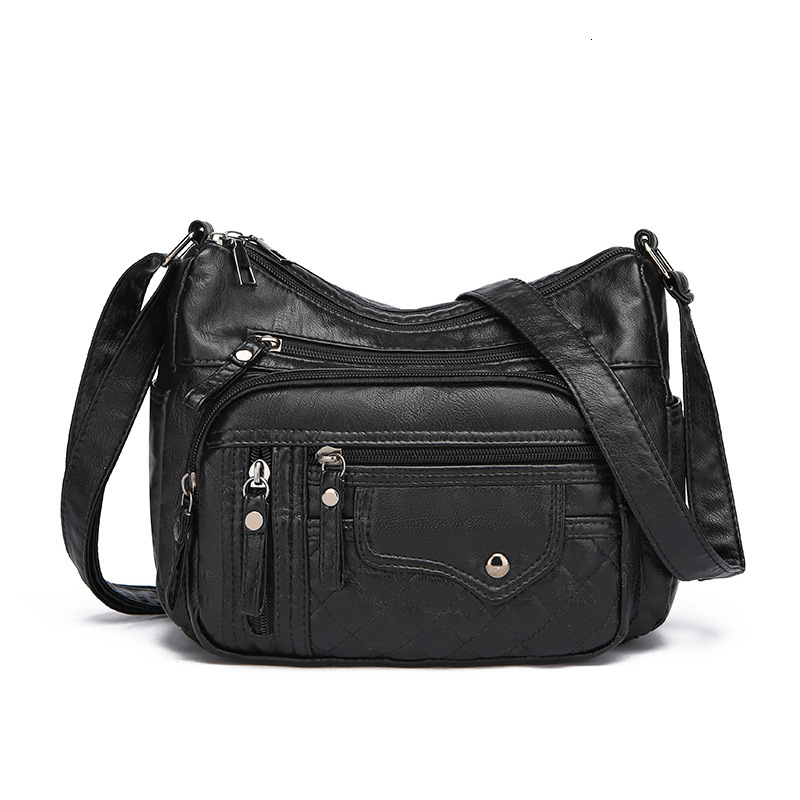 Top brand high-quality new fashion trend four season soft leather pocket premium multi-layer shoulder crossbody bag free designer bag