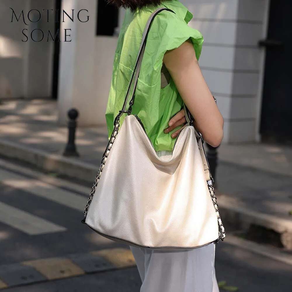 Women's Bags Designer Motingsome Simple Design Cowhide Bag Women Handbag Daily Purses Fashion Lady Shoulder Satchel Casual Tote Back Pack New