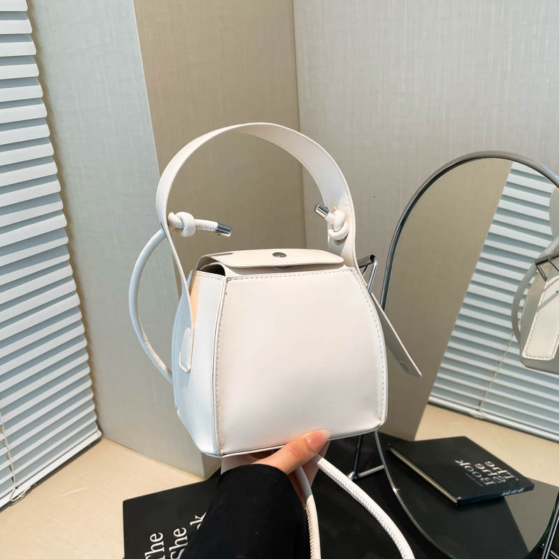 New high-end texture niche women's hand-held small square bag for spring and summer, fashionable and personalized design, single shoulder crossbo