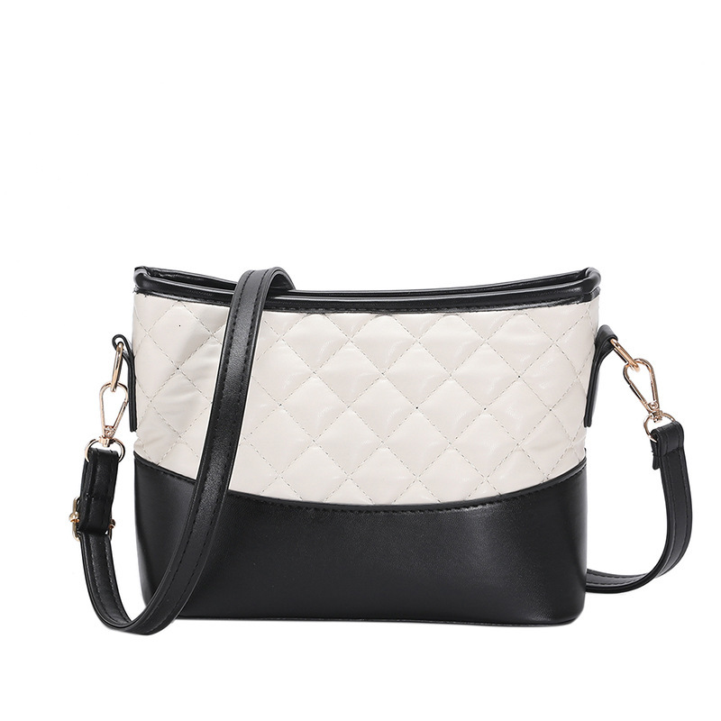 Free Delivery Designer Bag Color Blocked Diamond Grid Chain For Women 2025 New Trend Winter Wandering Casual Western Style Large Capacity Small Square