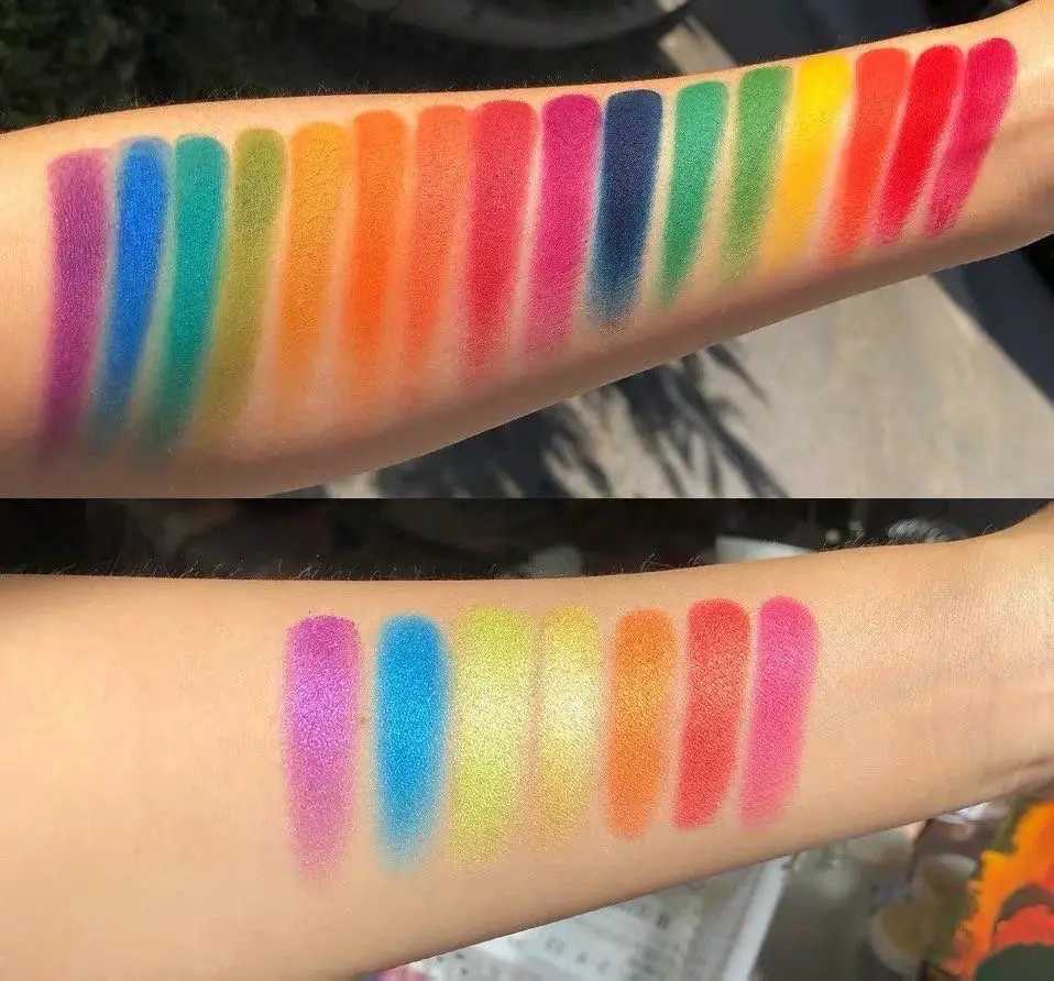 39 Color Eyeshadow Palette Neon Glitter Matte Eyeshadow Natural Nude Ideal For Mardi Gras Eye Makeup W250520