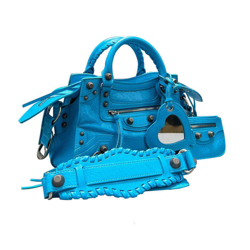 High quality Neo camole motorcycle personalized cool and stylish three in one rivet tote bag leather crossbody handbag
