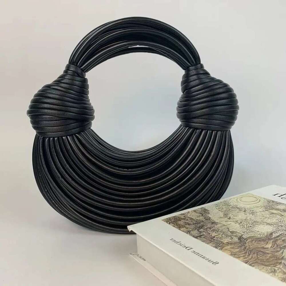 Handbags For Women New Gold Brand Handwoven Noodle Bags Rope Knotted Pulled Hobo Evening Clutch Chic