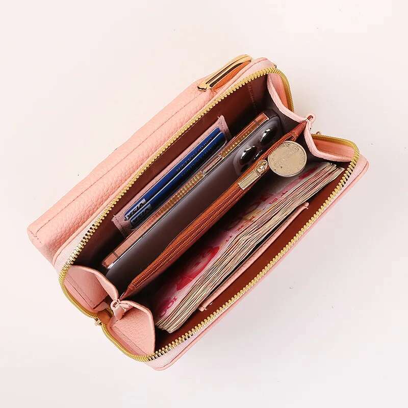 Fashion Women Small Crossbody For Mobile Phone PU Leather Purse Elegant Flower Pattern Messenger Bag Wallet For Girls