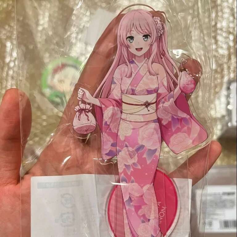 BanG Dream Anon Chihaya Cosplay Anime Acrylic Figure Standing Model Desktop Plate Stand Ornaments Accessories