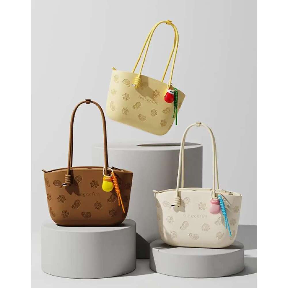Fungoofun Handbag Women's Large Capacity Tote Adult Girls Waterproof Commuting Shoulder High-End EVA Armpit Bag Female