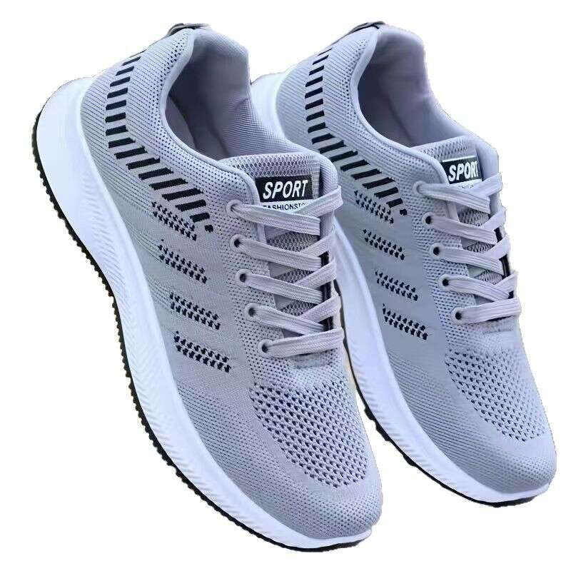2025 Spring New Thick Running Anti slip Wear resistant Casual Shoes Men's Sports