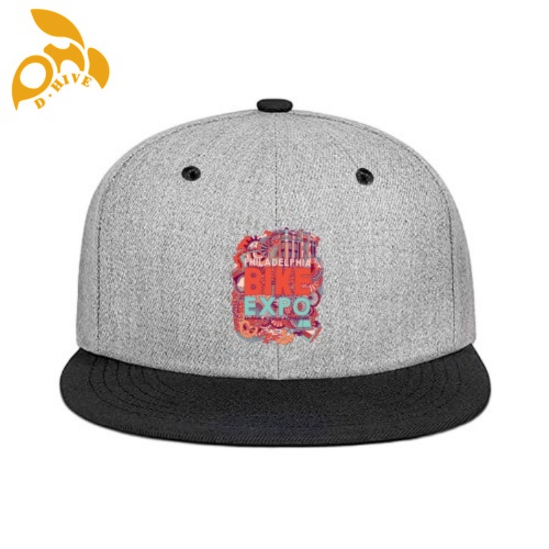 Free shipping Customized Flat brim hip-hop hat denim fashion Spring Summer Male Female Outdoor Wide Brim Hats