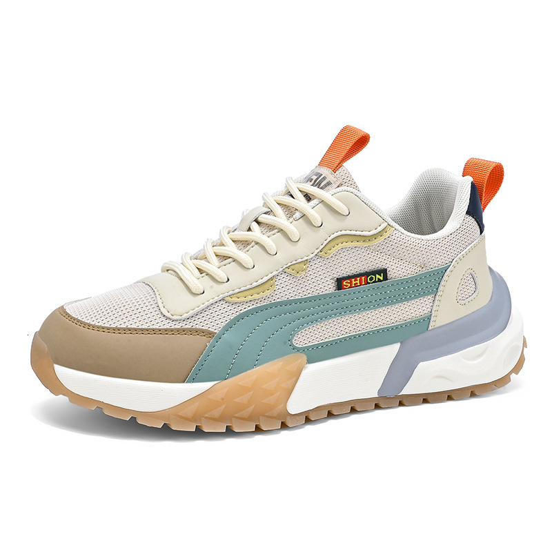 Designer casual shoes Live streaming hot selling men's shoes 2024 new men's mesh sports shoes breathable casual running shoes
