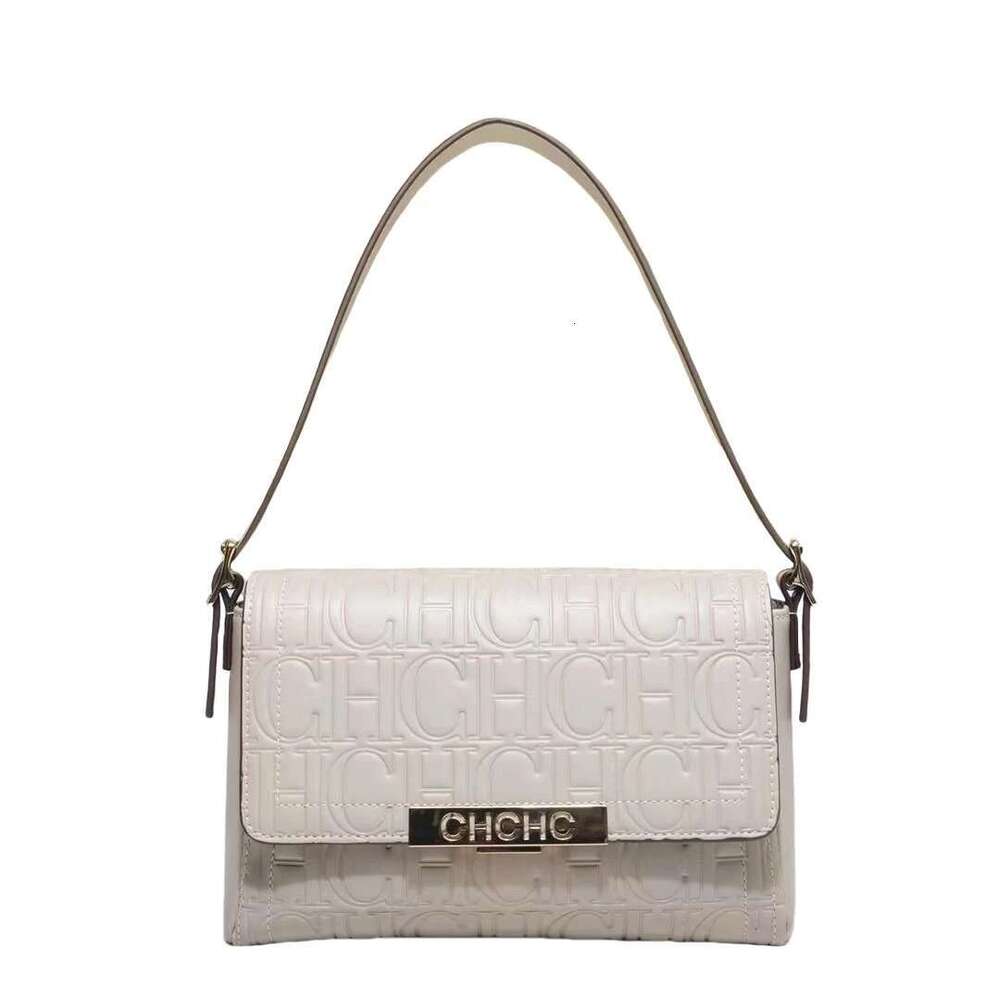 CH High Quality Solid Colour Print Design Crossbody Small Square Superior Sense Ladies Casual Shoulder Bag Letter