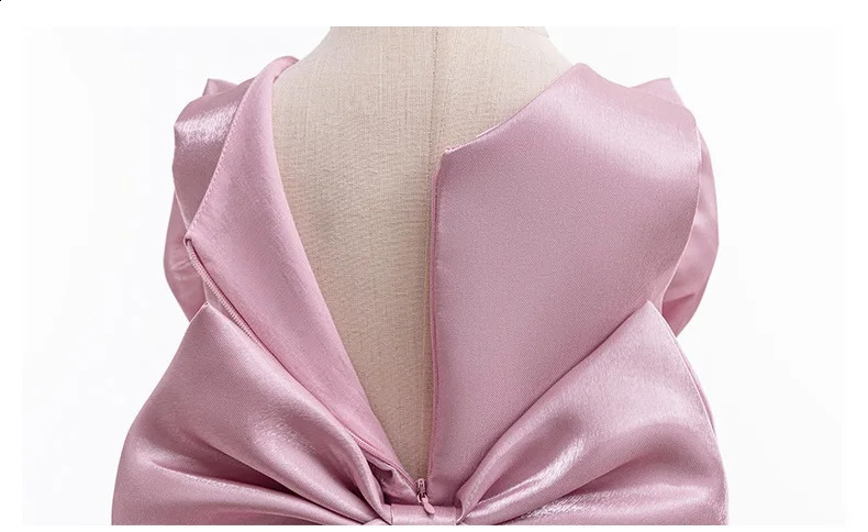 Christmas Party Girl Princess Dress Butterfly Elegant 0-6th Birthday Banquet Girl Baby Elegant Evening Dress 250519