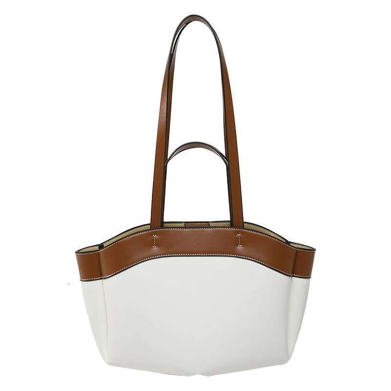 Large Capacity Tote Light Brand Design New Simple High-Quality Leather Casual Versatile Commuter Women's Shoulder Bag