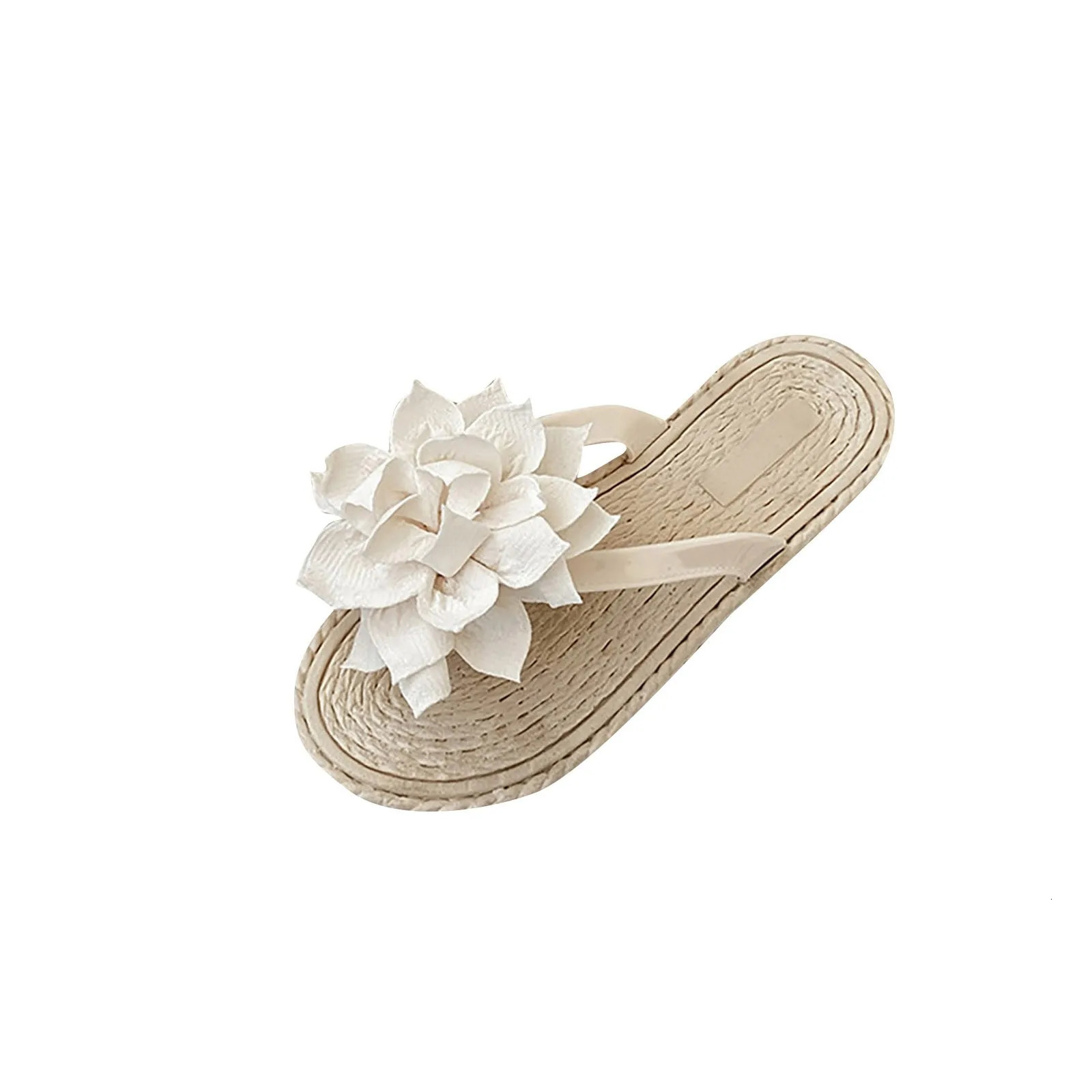 Womens Summer Outerwear Fashion Flower Flip-flops Non-slip Soft Bottom Seaside Vacation Beach Shoes Flip-flops For Women 250519