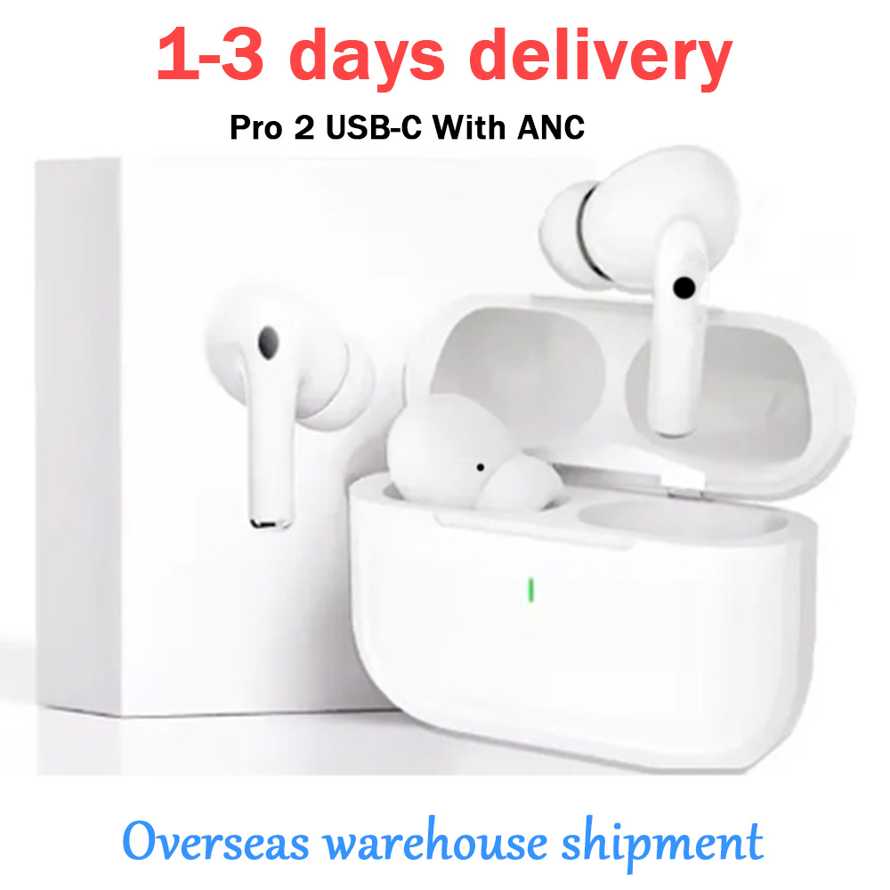 2024 Newest tws earbuds Pods 4th Gen With ANC earbuds Pro 2 anc USB C earphones wireless Bluetooth Headset USB-C charging port For Xiaomi iPhone Headphones pods 3rd