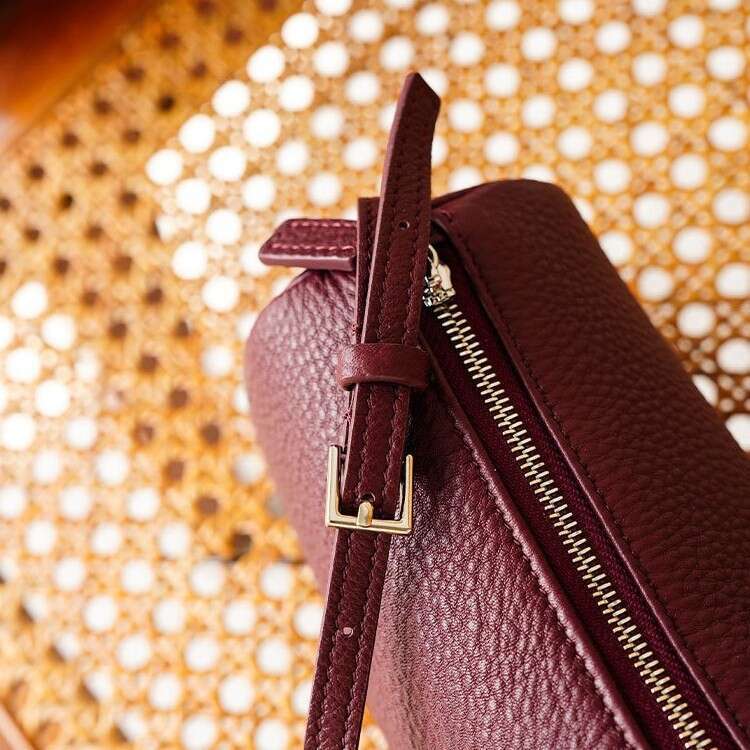 Tote Bag Craftsman New Pencil Case With Top Layer High End Cylindrical Bag Women S Leather Handbag Crossbody Lady Bags